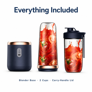 <span class=keywords><strong>Licuadora</strong></span> Portátil Mini Eléctrica para Smoothies de Frutas, Extractor de Jugos, Procesador de Alimentos con Cuchillas de Acero Inoxidable y Plástico PC para Uso Doméstico - Product Image 2