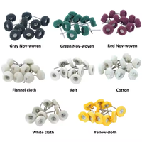 Disques de polissage à tige de 3 mm pour bijoux, élimination de la rouille métallique, cuir/laine/feutre/coton, roues abrasives en feutre