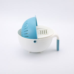 Cesta Multiusos con Escurridor, Cortador de Verduras, Rallador, Triturador de Patatas, Colador Giratorio, Picador de Rábanos, Pelador de Patatas Inteligente - Product Image 5