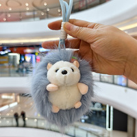 En gros : Pendentifs hérisson mignons, jouets en peluche, poupées, pendentifs de sac de dessin animé, porte-clés, poupées, porte-clés en peluche exquis en forme de petits animaux, cadeau