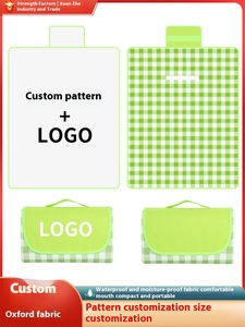 Alfombra de Picnic de tela Oxford de PVC plegable personalizada impermeable a prueba de humedad para playa al aire libre tienda de campaña piso para Picnics - Product Image 6