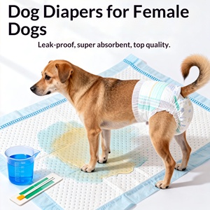 Pannolini per Cuccioli, Mutandine Assorbenti per Cagnoline, Pannolini per Cani di Piccola Taglia, Pannolini Mestruali per Cani - Product Image 3