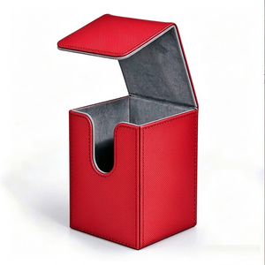 Caja de Cartas de Piel Sintética PU al por Mayor, con Capacidad para 100 Cartas, para Cartas Coleccionables TCG - Product Image 2