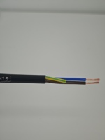 Kabel Daya Peralatan Rumah Tangga 300/500V Fleksibel Berlapis PVC 2 3 5 Inti Kawat Tembaga Terpilin