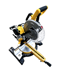 Sierra de mesa deslizante de bisel simple con transmisión por correa de 255 mm y 1800 W <span class=keywords><strong>para</strong></span> carpintería de sobremesa - Product Image 1