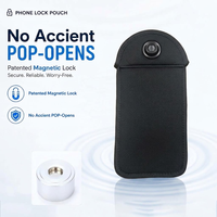Pochette magnétique en néoprène PPWR avec verrouillage RFID, sac de sécurité pour smartphone avec serrure à broche dissimulée pour réunions à lycée