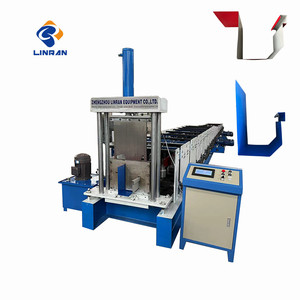 Máquina formadora de rollos de canalón de agua de lluvia portátil con precio de fábrica para aplicaciones de techo con componente esencial del núcleo del motor - Product Image 1