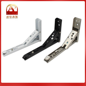 <b>Triangle</b> <b>Bracket</b> <b>Shelf</b> Support 5 Mm Thick Stainless Steel Wall Mount Storage Rack F Style <b>Brackets</b> For Home Office Use - Product Image 5