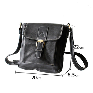 Bolso bandolera de cuero con cierre de cremallera, personalizado, adecuado para llevar artículos cotidianos. - Product Image 4