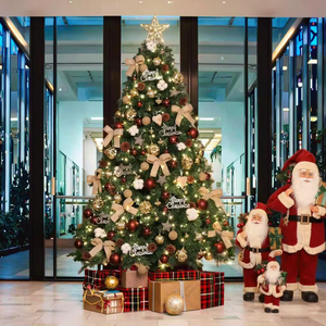 Décorations d'arbre <span class=keywords><strong>de</strong></span> <span class=keywords><strong>Noël</strong></span> <span class=keywords><strong>artificiel</strong></span> <span class=keywords><strong>pré</strong></span>-assemblées, arbre <span class=keywords><strong>de</strong></span> <span class=keywords><strong>Noël</strong></span> en PVC, mini arbre <span class=keywords><strong>de</strong></span> <span class=keywords><strong>Noël</strong></span> vert - Product Image 5