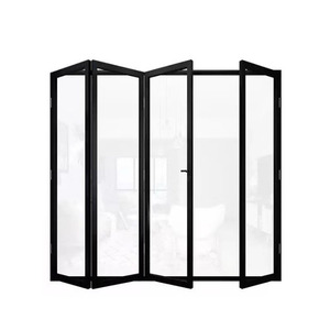 Cadre en aluminium grille portes pliantes <span class=keywords><strong>fenetre</strong></span> design bi-fold vitrine fenêtres et portes en aluminium - Product Image 2