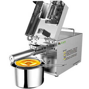 Machine automatique de presse d'huile d'arachide de sésame à double tête à usage domestique extracteur d'huile de presse à froid de fruits secs nouvel état - Product Image 2