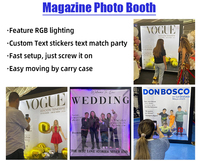 Nouvelle Technologie 2026 : Cabine Photo Commerciale Vogue Box en PVC pour Mariages et Événements