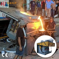 Horno de Inducción para Fundición de Hierro Fundido de 500kg-1500kg, Proveedor de Hornos de Acero para Fundir Hierro Pigmentado