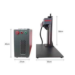 เครื่องเลเซอร์ไฟเบอร์สำหรับทำเครื่องหมายแบบแยกส่วน รองรับ CNC DXF/PLT/AI สำหรับการแกะสลักลึกบนเครื่องประดับทองและเงิน - Product Image 2