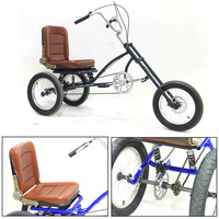 Toptan yetişkin serin şehir coco bisiklet tur ve kiralama için chopper bisiklet 3 tekerlekler yağ lastik bisiklet