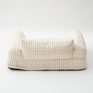Sarung Sofa mewah, tempat tidur hewan peliharaan untuk kucing dan anjing dapat dicuci, tempat tidur anak anjing lembut menenangkan untuk dalam ruangan antiselip - Product Image 4