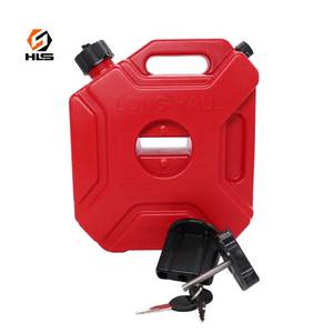 5L Portable en <span class=keywords><strong>plastique</strong></span> moto tout-terrain pick-up jerrycan véhicule gazole <span class=keywords><strong>essence</strong></span> Petro jerrycan avec support de montage de verrouillage - Product Image 1