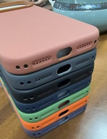 Nouvelle coque de téléphone en cuir PU magnétique avec texture TechWoven pour iPhone 17 Pro Max, protection anti-rayures pour téléphone portable