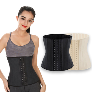 Faja <span class=keywords><strong>colombiana</strong></span> de látex 100% de alta calidad, corsé con 3 filas de ganchos, entrenador de cintura de látex con 25-29 varillas de acero, moldeador de cintura, ¡la más vendida! - Product Image 2
