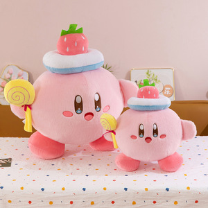 Nouvelle <span class=keywords><strong>Poupée</strong></span> Kirby en Tissu Mignonne en Forme d'Étoile Sucette, <span class=keywords><strong>Poupée</strong></span> Kirby en Tissu pour Fille, Cadeau Transfrontalier - Product Image 4