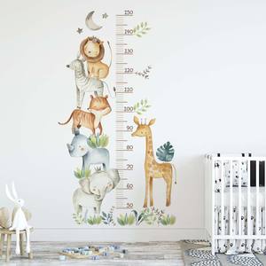 <span class=keywords><strong>Stickers</strong></span> muraux de mesure de la hauteur des grands animaux africains pour enfants, garçons, décoration de <span class=keywords><strong>chambre</strong></span> de bébé, décalcomanies murales, éléphant, girafe, pépinière - Product Image 2