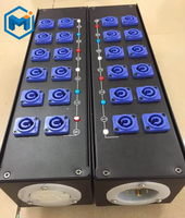 Boîtier de distribution d'alimentation Manchange à 12 prises monophasées 220V/110V 30A, à monter en rack