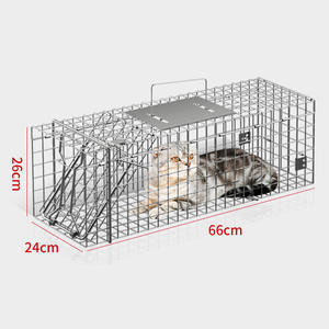 Vente chaude Pliable En Métal Galvanisé Chat Piège <span class=keywords><strong>Cage</strong></span> <span class=keywords><strong>Rat</strong></span> Piège Cages à Vendre - Product Image 6