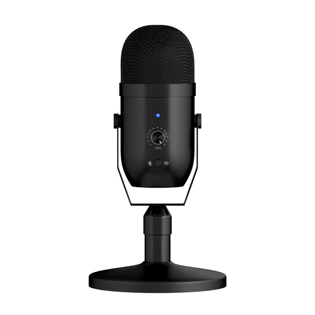 USB Condenser Microphone Metal Build for PC/PS4 Gaming Live Streaming Voice-overs; Noise-Canceling 20Hz-20KHz Frequency Response
