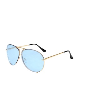 Gafas de sol 3026 para hombre y mujer, gafas de moda piloto Clam Mirror Trend, gafas de sol con montura grande, fabricantes al por mayor - Product Image 5