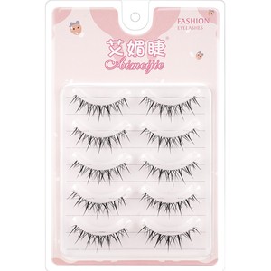 <span class=keywords><strong>Faux</strong></span> <span class=keywords><strong>cils</strong></span> Gemini Star <span class=keywords><strong>Photo</strong></span> en cheveux synthétiques, bande transparente invisible, pour débutants, ultra-fins, naturels, pose individuelle - Product Image 4