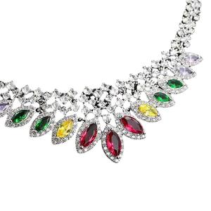 <span class=keywords><strong>2023</strong></span> nuevo conjunto de temperamento de lujo, collar de adorno con incrustaciones de perlas grandes y conjunto de pendientes, joyería de boda, 2 piezas - Product Image 5