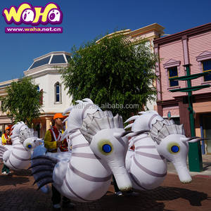 Biển chủ đề diễu hành cá hình dạng Inflatable Cá voi trang phục con rối Inflatable cá với ánh sáng hiển thị trang trí - Product Image 6