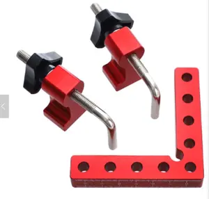 Abrazadera de Ángulo Recto de 90 Grados de Aleación de Aluminio, Herramientas Manuales para Carpintería, Abrazadera Multifunción para Carpintería - Product Image 2