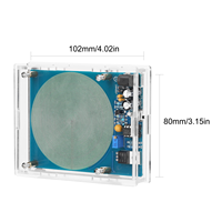 Générateur de résonance d'ondes Schumann 7.83Hz Résonateur audio d'impulsions à fréquence ultra-basse Interface USB Indicateur lumineux fonction marche-arrêt