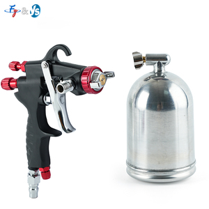 Miglior pistola a spruzzo ad aria, alimentazione a gravità pistola a spruzzo con 1.0/1.3/1.5/1.8mm ugelli e regolatore aria per la casa di verniciatura, <span class=keywords><strong>auto</strong></span>, mobili - Product Image 4
