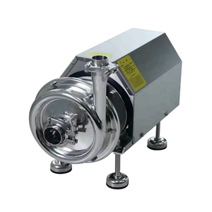 Sanitary Stainless Steel SS304 SS316L Open Impeller Milk <b>Beer</b> Transfer Centrifugal <b>Pump</b> With Discharge - Product Image 4