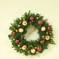 Guirlande Artificielle Délicate 60 cm avec Pommes de Pin et Baies Blanches pour Décoration de Noël 2026, Idéale pour la Maison et les Fêtes