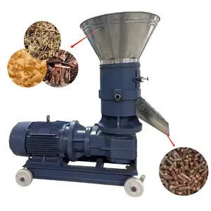 Dierpluimvee Konijn Platte Die Vee Alfalfa Pellet Molen Pellet Molen Platte Matrijs Kleine Voederpellet Machine