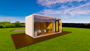 Hôtel capsule en acier préfabriqué de haute qualité à construction rapide, cabine Apple, <span class=keywords><strong>maison</strong></span> conteneur étanche pour salon, bureau à domicile - Product Image 2