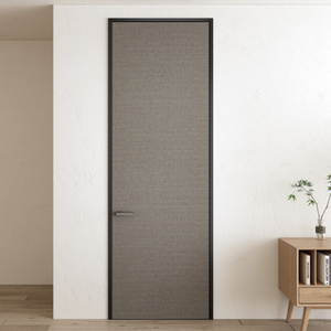 Porta Invisibile a Bordo Stretto con Apertura Laterale, Design Moderno, Isolamento Acustico, Impermeabile, Silenziosa, Senza Vernice, per Magazzini e Appartamenti - Product Image 4