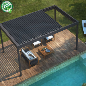 Toldo Motorizado Plegable Guangdong Hommie, Pérgola de Aluminio con Techo de Láminas Retráctiles - Product Image 1