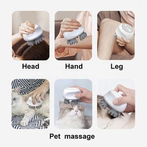 Masajeador eléctrico de cabeza de gato y perro, aparato vibrador para pelo de gato, masajeador corporal, venta al por mayor - Product Image 3