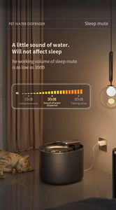 3L USB elektrikli otomatik Pet kedi su sebili süper sessiz küçük plastik kedi dolma şişe şeklinde kedi ve köpek kullanımı için - Product Image 4