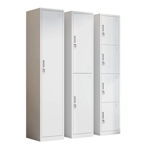 Modern Single-door Steel Locker <b>Cabinet</b> Space-Saving Durable <b>Lockable</b> Office & Dormitory <b>Storage</b> with Large Capacity - Product Image 1