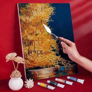 Sinoart มีดสไตล์อิตาเลียน26รูปทรงที่แตกต่างกันสำหรับการวาดภาพศิลปินชุดมีดขูดผสมน้ำมัน - Product Image 6