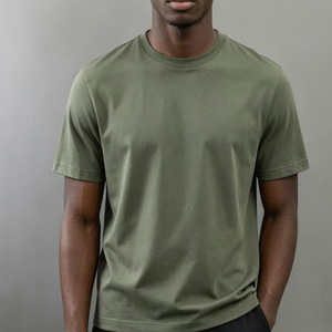 Camisetas Lisas de Algodón 100% de Alta Calidad con Logotipo OEM, Unisex, al por Mayor, sin Marca, <span class=keywords><strong>para</strong></span> Impresión - Product Image 1