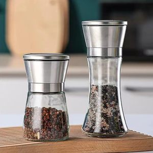 <b>Refillable</b> Stainless Steel Pepper Grinders for Home Kitchen Gift with Ceramic Adjustable Coarseness USB Powered Eco-Friendly - Product Image 4