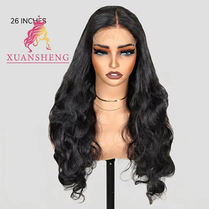 Peluca de Cabello Humano Brasileño al por <span class=keywords><strong>Mayor</strong></span> de Fábrica, 100% Cabello Virgen Remy, Larga, con Cierre de Encaje Transparente 5*5 HD - Product Image 2