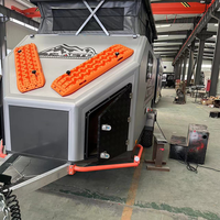 Mini camping-car remorque caravane fabricants chine rv pop up camper voyage remorque maison mobile expédition rv